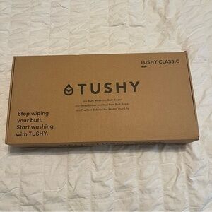 Tushy Bidet Classic Unused/Open Box White/Silver